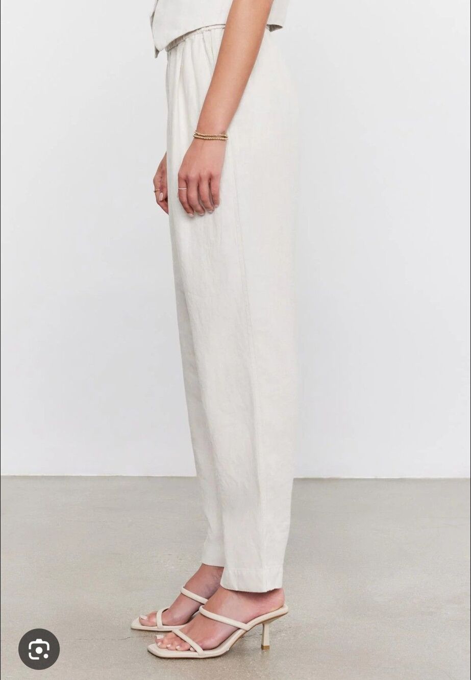 Velvet by Graham and Spencer Jogger Pant Size XS White Cream